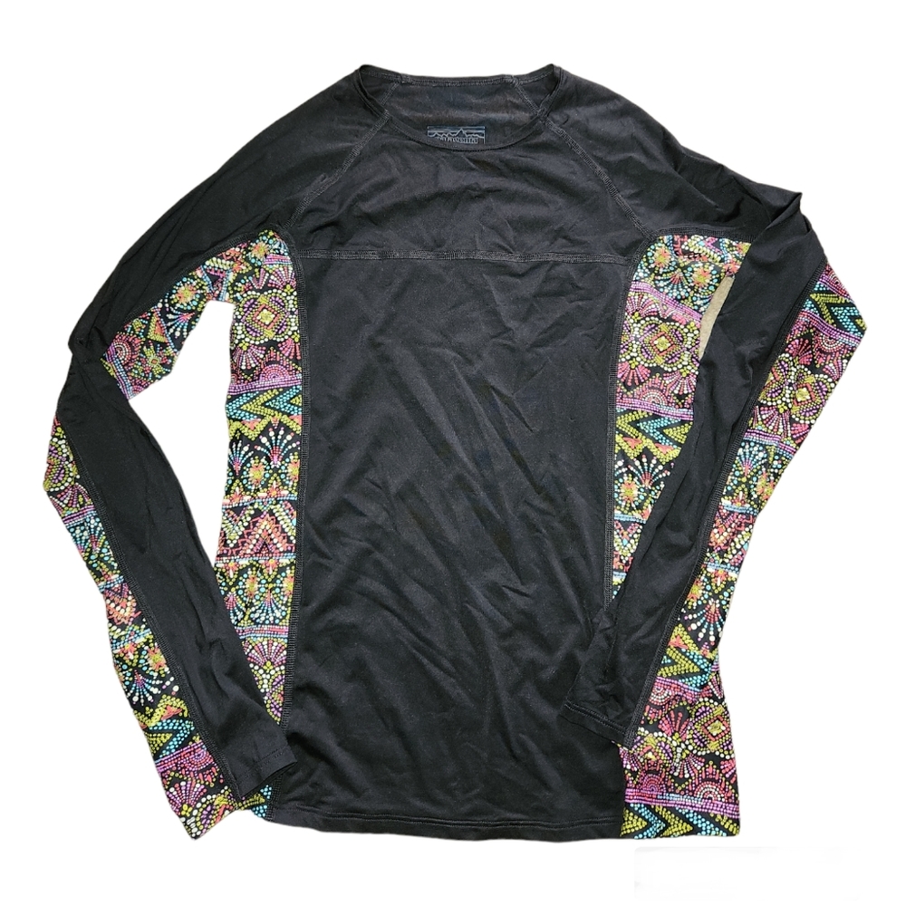 Patagonia micro swell Rashard papyrus dot black